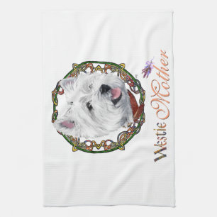 Linge De Cuisine La fête des mères Westie