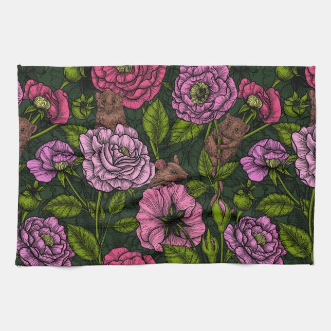 Linge De Cuisine La fête des souris (Horizontal)