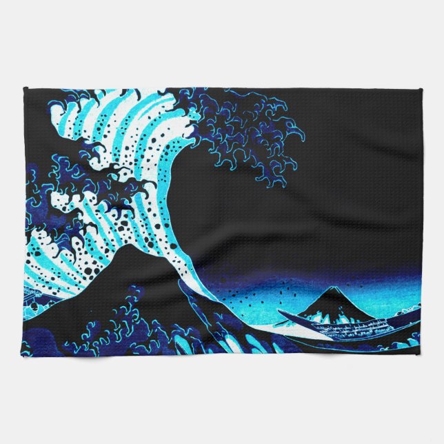 Linge De Cuisine La Grande Vague (Horizontal)