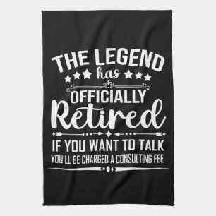 Linge De Cuisine La légende a officiellement retiré la retraite fuu