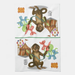 Linge De Cuisine La magie du singe en ballon de Spike