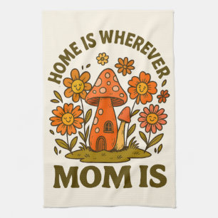 Linge De Cuisine La Maison Est Où Maman Est La Fête Des Mères