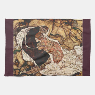 Linge De Cuisine La Mort et la jeune fille par Egon Schiele