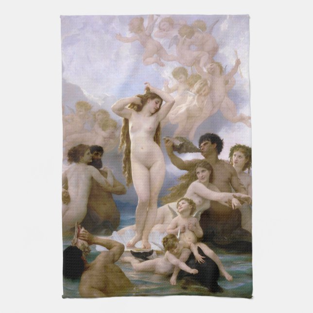 Linge De Cuisine La Naissance de Vénus de William-Adolphe Bouguerea (Vertical)