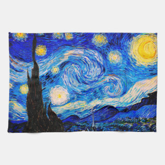 Linge De Cuisine La nuit étoilée par Vincent Van Gogh