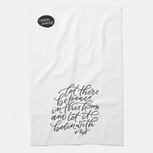 Linge De Cuisine La paix dans cette maison