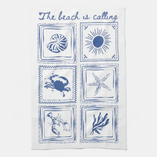 Linge De Cuisine La plage appelle Scrapbook côtier – Nautilus