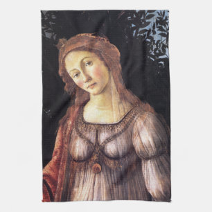 Linge De Cuisine La Primavera en détail par Sandro Botticelli