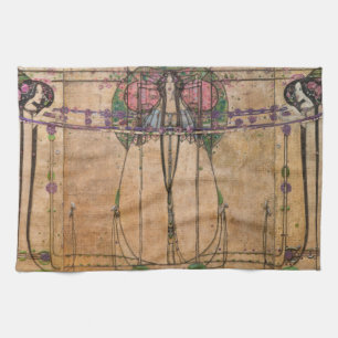Linge De Cuisine La Reine de la Mai par Margaret Macdonald Mackinto