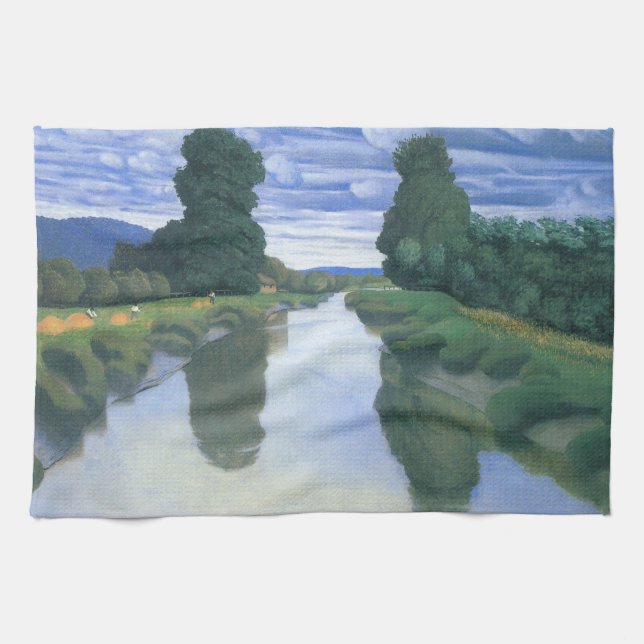 Linge De Cuisine La rivière de Berville par Felix Vallotton, Fine A (Horizontal)
