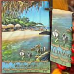 Linge De Cuisine La rivière rencontre l'océan 0330<br><div class="desc">Tableau Collection "River Meets Ocean 0330" Personnalisez la page du produit ou cliquez sur le bouton "Personnaliser" pour obtenir plus d'options de conception. Conçu et créé à partir de mon tableau "River Meets Ocean 0330"capture la rivière Mismaloya qui coule dans la baie de Banderas située au sud de Puerto Vallarta,...</div>