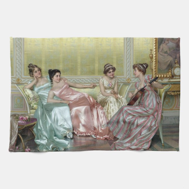 Linge De Cuisine La soirée de Vittorio Reggianini (Horizontal)