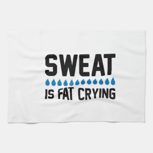 Linge De Cuisine La sueur est gros pleurer