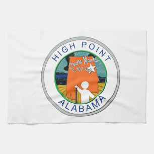 LINGE DE CUISINE LA TA DE L'ALABAMA CHEAHA DE CLOU