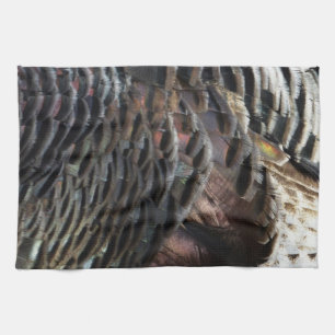 Linge De Cuisine La Turquie sauvage Plumes I Abstrait Nature Design