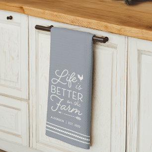 Linge De Cuisine La vie personnalisée est meilleure à la ferme
