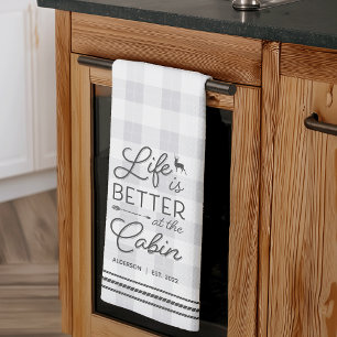 Linge De Cuisine La vie personnalisée est meilleure au Cabine Plaid