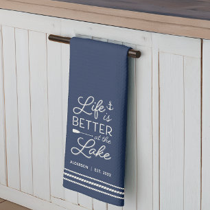 Linge De Cuisine La vie personnalisée est meilleure au lac