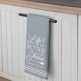 Linge De Cuisine La vie personnalisée est meilleure sur la côte