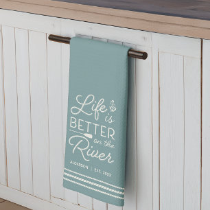 Linge De Cuisine La vie personnalisée est meilleure sur la rivière