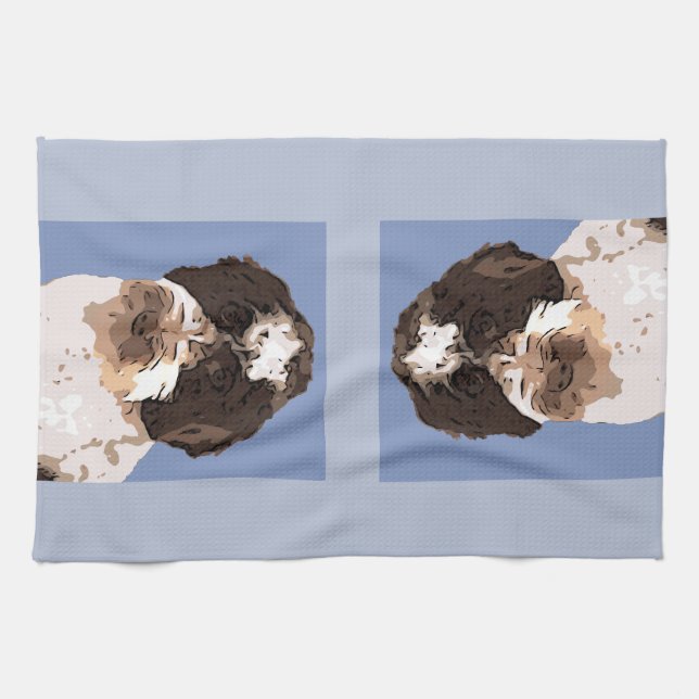 LINGE DE CUISINE LABRADOODLE (Horizontal)