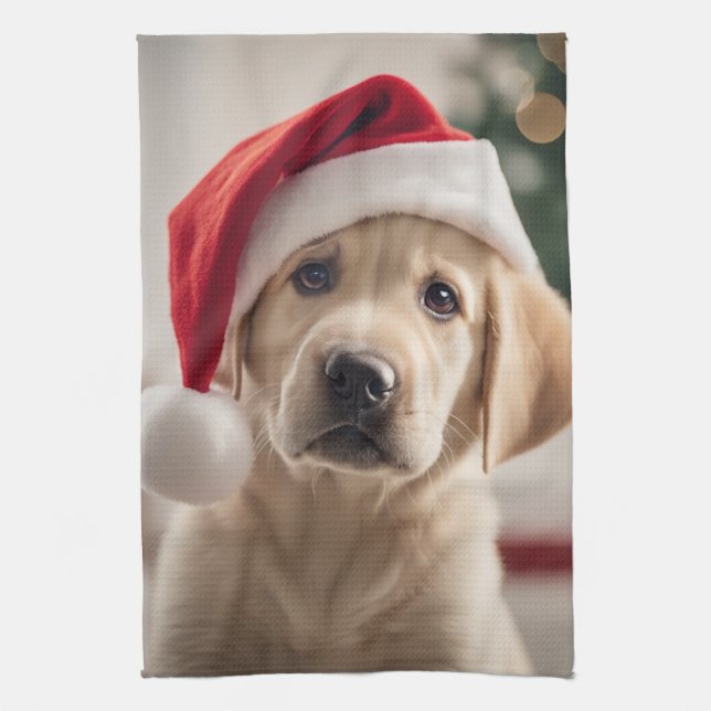 Linge De Cuisine Labrador Retriever Christmas (Vertical)