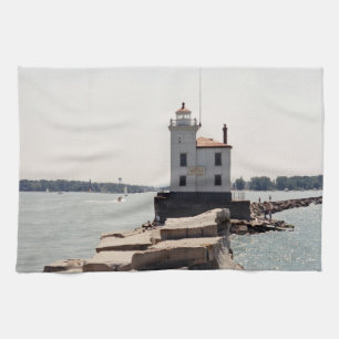 Linge De Cuisine Lac Erie Lighthouse