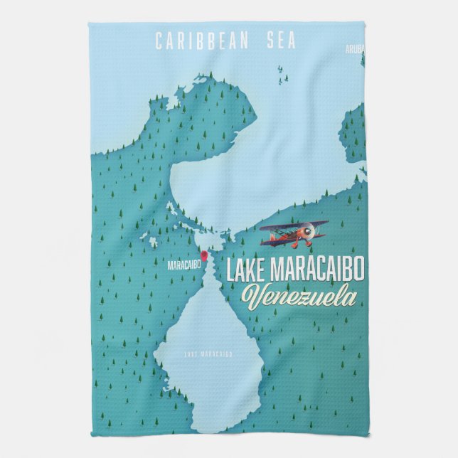 Linge De Cuisine Lac Maracaibo, Venezuela navigation cartographique (Vertical)