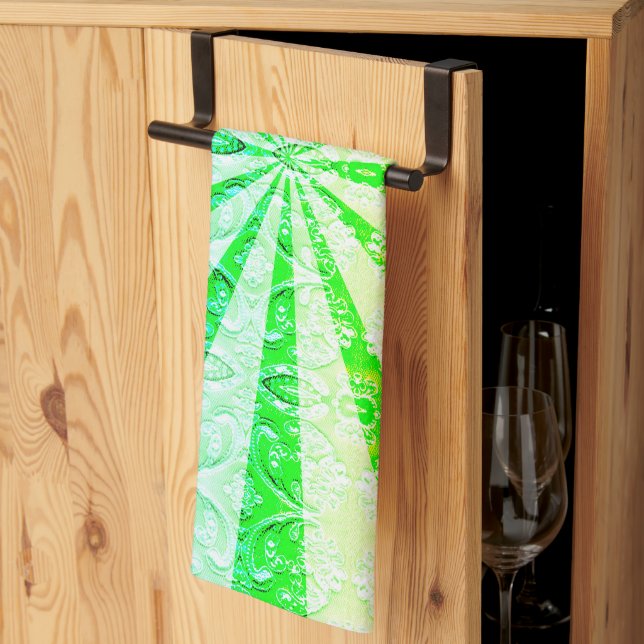 Linge De Cuisine Lacy Sun Burst (Pliage en tiers)