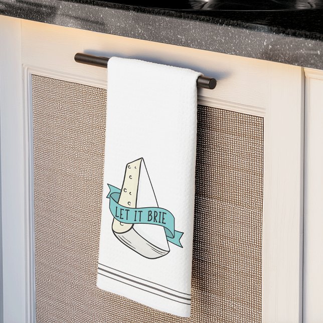 Linge De Cuisine Laisser Brider Cute Funny Fromage Pun (Créateur téléchargé)