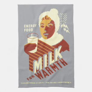 Linge De Cuisine Lait pour la chaleur