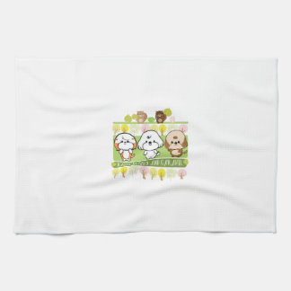 Linge De Cuisine L'ami de Bubbly Daisy et caramel