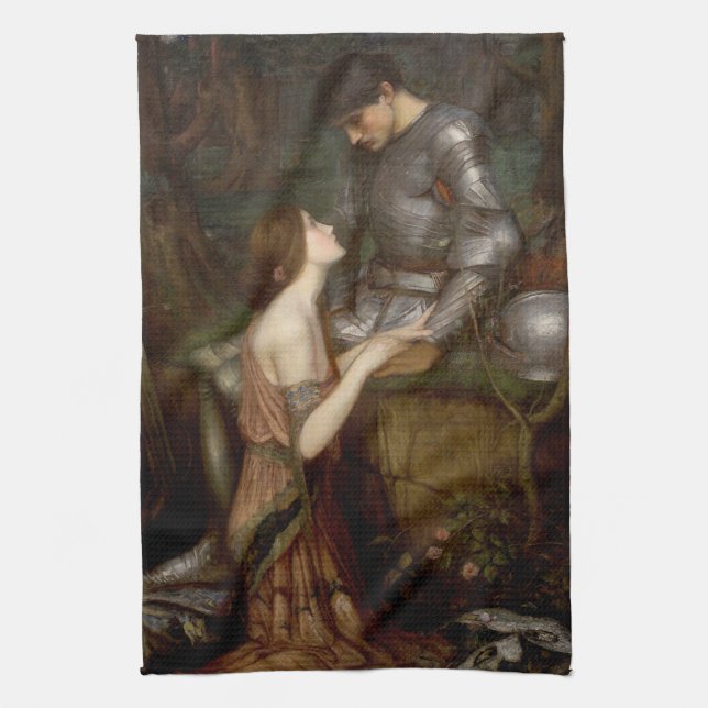 Linge De Cuisine Lamia et le soldat par John William Waterhouse (Vertical)