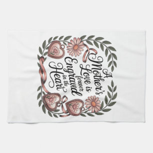Linge De Cuisine L'amour d'une mère est à jamais gravé dans le cœur