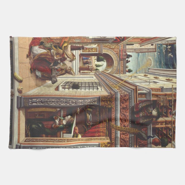 Linge De Cuisine L'Annonciation Carlo Crivelli Art Renaissance (Horizontal)