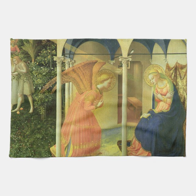 Linge De Cuisine L'Annonciation du Prado par Fra Angelico (Horizontal)