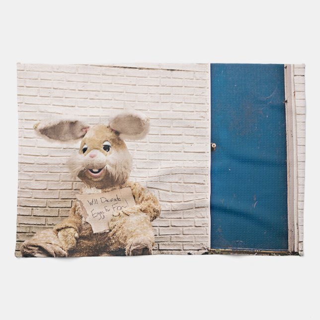 Linge De Cuisine lapin de pâques (Horizontal)