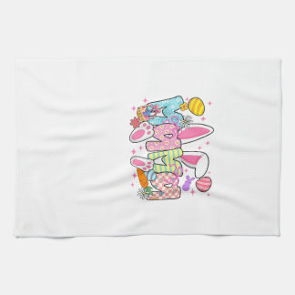 Linge De Cuisine Lapin de Pâques Maman Oreilles Coquette Nœud Lapin