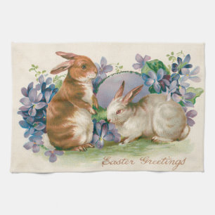 Linge De Cuisine Lapin de Pâques Oeuf Coloré Ne m'oubliez pas