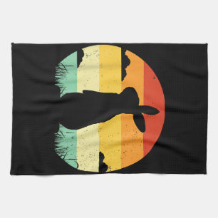 Linge De Cuisine Lapin Retro Vintage 80s Style Bunny Lover