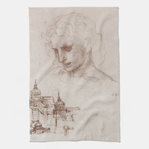 Linge De Cuisine L'Apôtre de Léonard de Vinci au château des Sforza