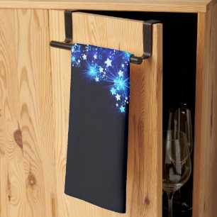 Linge De Cuisine l'arbre de Noël stylisé et lumineux de SlipperyJoe