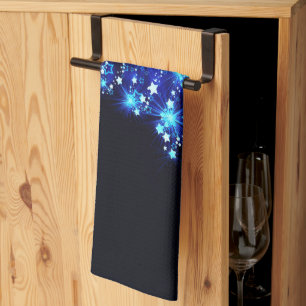 Linge De Cuisine l'arbre de Noël stylisé et lumineux de SlipperyJoe