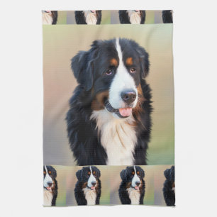 Linge De Cuisine l'art des chiens de montagne bernais