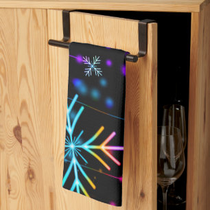 Linge De Cuisine L'atmosphère de Noël festive et animée de Slippery