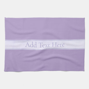 Linge De Cuisine Lavande Lumière Personnalisable Purple