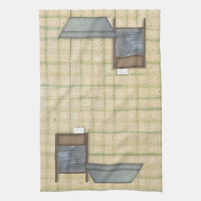 Linge De Cuisine Lave-linge vintage (Vertical)