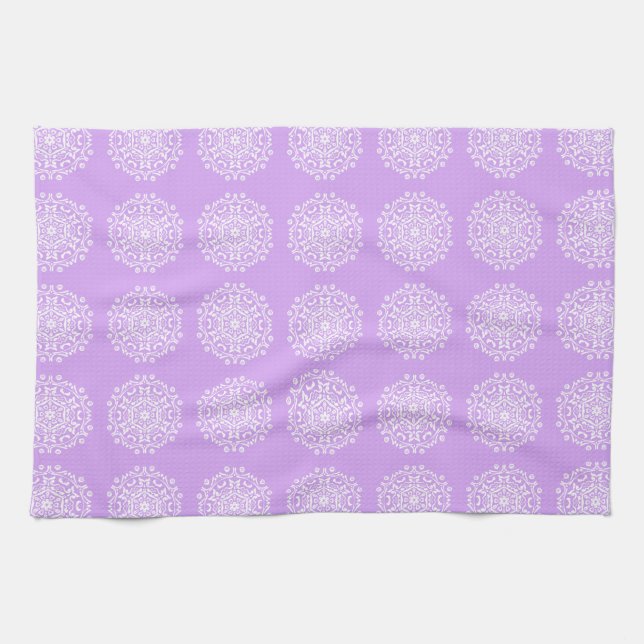 Linge De Cuisine Lavender Mandala (Horizontal)
