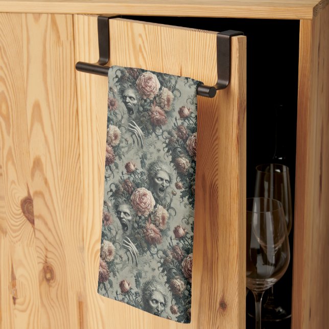 Linge De Cuisine 🩸 Lazarus Weeps - gothique victorien (Pliage en tiers)