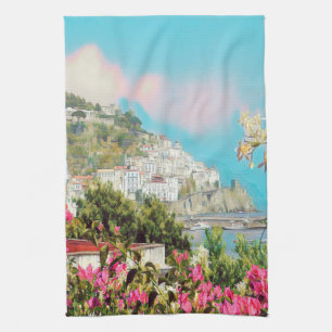 Linge De Cuisine ldp AMALFI - panorama - Côte d'Amalfi